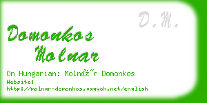 domonkos molnar business card